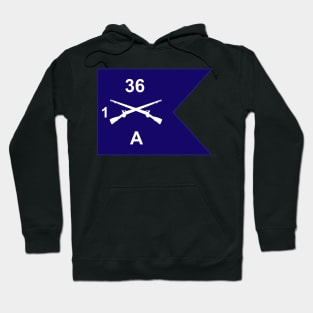 Guidon - A Co - 1st Bn 36th Infantry Hoodie